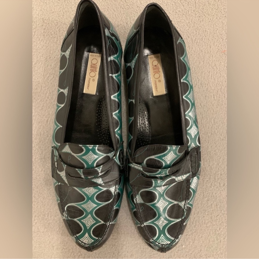 Quinto Monsieur Real Leather Snazzy Men’s Shoes Sz 10